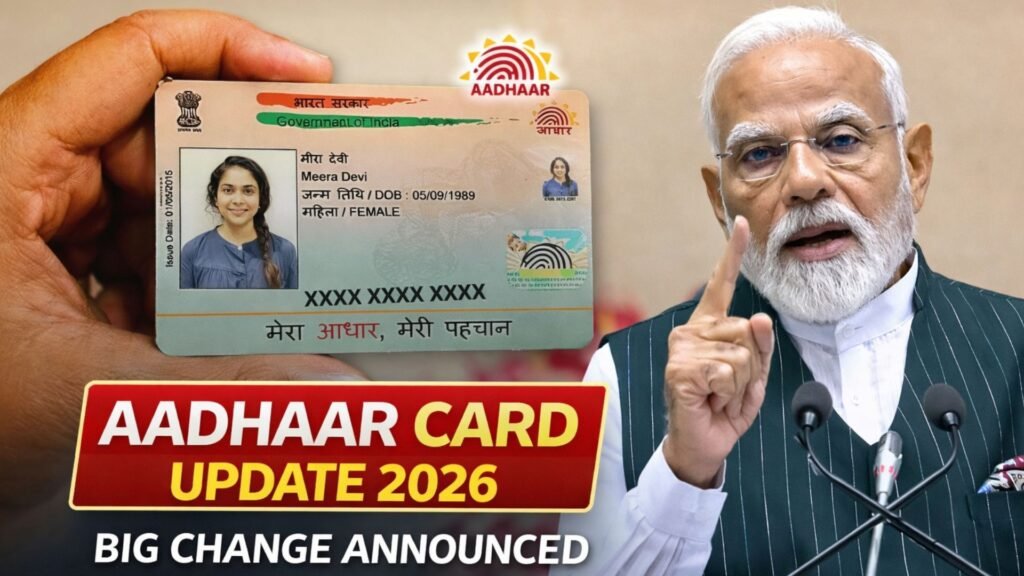 2026 Aadhaar Card Document Update Big Change Announced, Check Last Date
